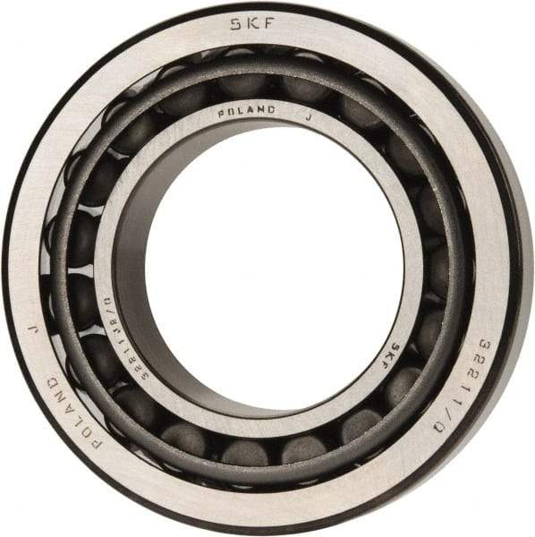 SKF - 55mm Bore Diam, 100mm OD, 26.75mm Wide, Tapered Roller Bearing - 106,000 N Dynamic Load Capacity, 129,000 N Static Load Capacity - Exact Tool & Supply