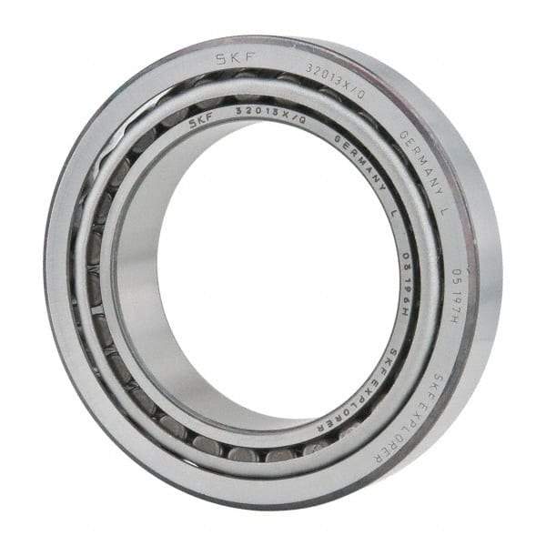 SKF - 65mm Bore Diam, 100mm OD, 23mm Wide, Tapered Roller Bearing - 84,200 N Dynamic Load Capacity, 127,000 N Static Load Capacity - Exact Tool & Supply