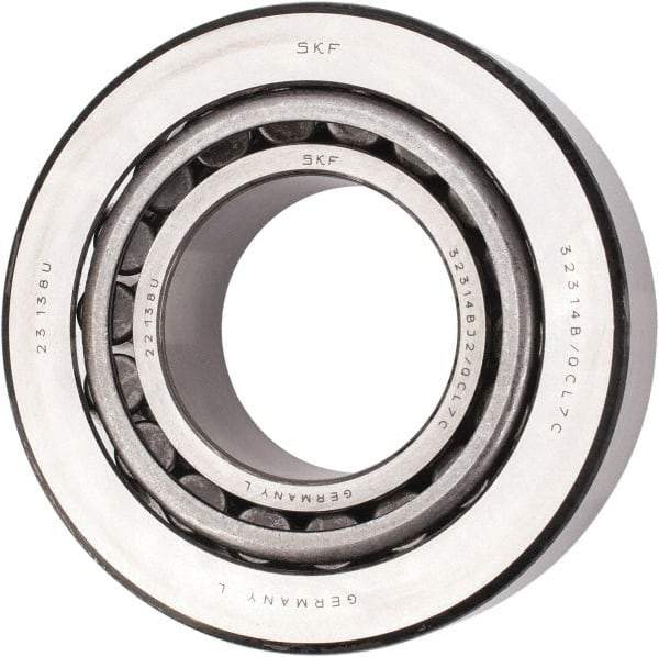 SKF - 70mm Bore Diam, 150mm OD, 54mm Wide, Tapered Roller Bearing - 281,000 N Dynamic Load Capacity, 400,000 N Static Load Capacity - Exact Tool & Supply
