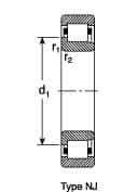 SKF - 50mm Bore Diam, 110mm Outside Diam, 27mm Wide Cylindrical Roller Bearing - 110,000 N Dynamic Capacity, 112,000 Lbs. Static Capacity - Exact Tool & Supply