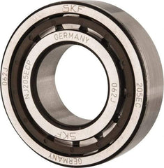 SKF - 25mm Bore Diam, 52mm Outside Diam, 15mm Wide Cylindrical Roller Bearing - 28,600 N Dynamic Capacity, 27,000 Lbs. Static Capacity - Exact Tool & Supply