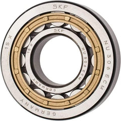 SKF - 30mm Bore Diam, 72mm Outside Diam, 19mm Wide Cylindrical Roller Bearing - 51,200 N Dynamic Capacity, 48,000 Lbs. Static Capacity - Exact Tool & Supply