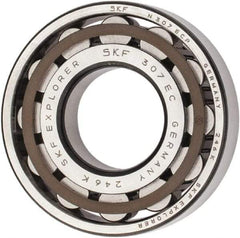 SKF - 35mm Bore Diam, 80mm Outside Diam, 21mm Wide Cylindrical Roller Bearing - 64,400 N Dynamic Capacity, 63,000 Lbs. Static Capacity - Exact Tool & Supply