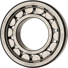SKF - 35mm Bore Diam, 72mm Outside Diam, 17mm Wide Cylindrical Roller Bearing - 48,400 N Dynamic Capacity, 48,000 Lbs. Static Capacity - Exact Tool & Supply