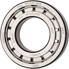 SKF - 40mm Bore Diam, 80mm Outside Diam, 18mm Wide Cylindrical Roller Bearing - 53,900 N Dynamic Capacity, 53,000 Lbs. Static Capacity - Exact Tool & Supply