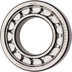 SKF - 45mm Bore Diam, 85mm Outside Diam, 19mm Wide Cylindrical Roller Bearing - 60,500 N Dynamic Capacity, 64,000 Lbs. Static Capacity - Exact Tool & Supply