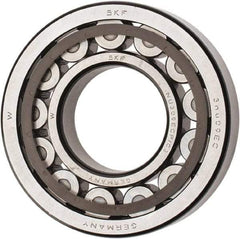 SKF - 45mm Bore Diam, 100mm Outside Diam, 25mm Wide Cylindrical Roller Bearing - 99,000 N Dynamic Capacity, 100,000 Lbs. Static Capacity - Exact Tool & Supply