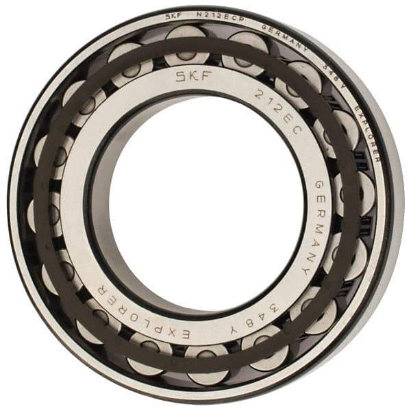 SKF - 60mm Bore Diam, 110mm Outside Diam, 22mm Wide Cylindrical Roller Bearing - 93,500 N Dynamic Capacity, 102,000 Lbs. Static Capacity - Exact Tool & Supply