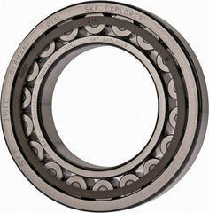 SKF - 75mm Bore Diam, 130mm Outside Diam, 25mm Wide Cylindrical Roller Bearing - 130,000 N Dynamic Capacity, 156,000 Lbs. Static Capacity - Exact Tool & Supply