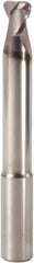 Seco - 3mm, 2 Flute, Single End, Solid Carbide, 0.2mm Corner Radius End Mill - 40mm OAL, 30° Helix, Right Hand Flute, 4mm LOC, Right Hand Cut, 12mm Extended Reach - Exact Tool & Supply