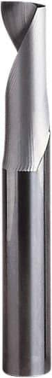 Seco - 3mm, 10mm LOC, 3mm Shank Diam, 40mm OAL, 1 Flute, Solid Carbide Square End Mill - Single End, Uncoated, Spiral Flute, 30° Helix, Centercutting, Right Hand Cut, Right Hand Flute, Series J28 - Exact Tool & Supply