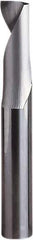 Seco - 3mm, 10mm LOC, 3mm Shank Diam, 40mm OAL, 1 Flute, Solid Carbide Square End Mill - Single End, Uncoated, Spiral Flute, 30° Helix, Centercutting, Right Hand Cut, Right Hand Flute, Series J28 - Exact Tool & Supply