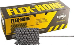 Brush Research Mfg. - 4-1/8" to 4-5/8" Bore Diam, 120 Grit, Zirconia Alumina Flexible Hone - Medium, 13-1/2" OAL - Exact Tool & Supply