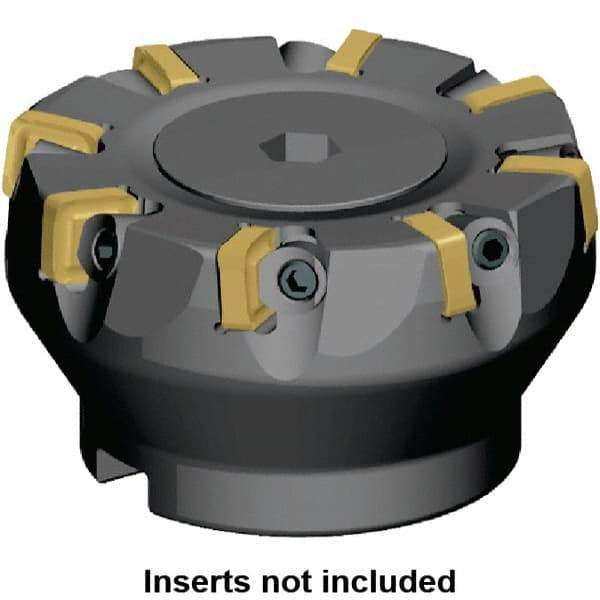 Kennametal - 82mm Cut Diam, 27mm Arbor Hole, 5mm Max Depth of Cut, 6° Indexable Chamfer & Angle Face Mill - 12 Inserts, SNXF 1204... Insert, 12 Flutes, Series KSSR - Exact Tool & Supply