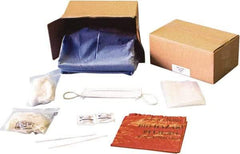 Ability One - 9 Piece, 1 Person, Body Fluid Clean-Up First Aid Kit - Nylon Case - Exact Tool & Supply
