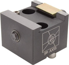 5th Axis - 3,800 Lb Holding Force Single Vise Wedge Clamp - 28 to 32 HRC, 2" Minimum Jaw Spread, 20 Lb/Ft Torque, 3/8-16 x 2-1/2 Screw Thread - Exact Tool & Supply
