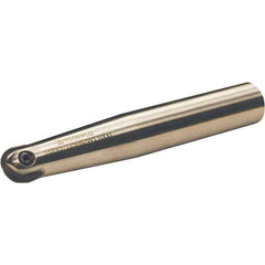 Tool-Flo - 3/4" Cut Diam, 1" Shank Diam, 7-1/2" OAL, Indexable Ball Nose End Mill - 3" Head Length, Straight Shank, TBN Toolholder, TBNR 750, TBRR 750 Insert - Exact Tool & Supply
