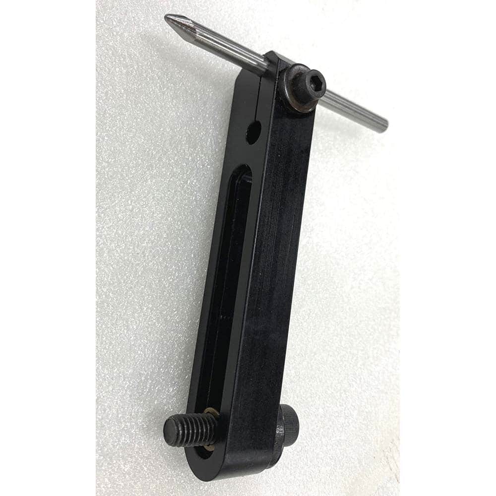 TE-CO - Vise Accessories; Product Type: Work Stop ; Product Compatibility: 4" Vises ; Number of Pieces: 1 ; Material: Aluminum ; Jaw Width (Inch): 4 ; Product Length (Inch): 4 - Exact Tool & Supply