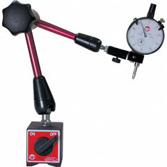Techniks - Magnetic Indicator Bases Base Length (Inch): 2-3/8 Base Width (Inch): 2 - Exact Tool & Supply
