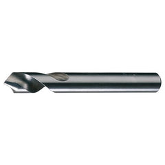 1″ × 6″ OAL 90 Degree HSS Radial NC Spotting Drills Bright - Exact Tool & Supply