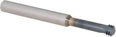 Scientific Cutting Tools - 5/16-24 UNF, 0.234" Cutting Diam, 3 Flute, Solid Carbide Helical Flute Thread Mill - Internal Thread, 0.85" LOC, 2-1/2" OAL, 1/4" Shank Diam - Exact Tool & Supply