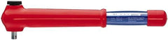 Knipex - 3/8" Drive, Insulated Torque Wrench - 11-27/64" OAL - Exact Tool & Supply