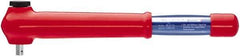 Knipex - 1/2" Drive, Insulated Torque Wrench - 15-5/32" OAL - Exact Tool & Supply