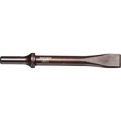 Mayhew - 5/8" Head Width, 6-1/2" OAL, Rivet Cutter Chisel - Round Drive, Round Shank, Steel - Exact Tool & Supply
