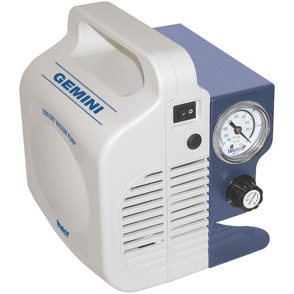 Welch - 0.05 hp 115V Oil-less Diaphragm Compressor - Exact Tool & Supply