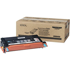 Xerox - Cyan Toner Cartridge - Use with Xerox Phaser 6180 - Exact Tool & Supply