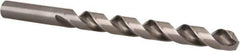 Hertel - 3/8" 135° Cobalt Jobber Drill - Bright Finish, Spiral Flute, 5" OAL, Split Point - Exact Tool & Supply