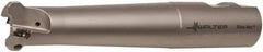 Walter - 31.75mm Cut Diam, 0.1181mm Max Depth of Cut, 1-1/4" Shank Diam, 7" OAL, Indexable Chamfer & Angle End Mill - ODM. 0504.., ODH. 0504.. Insert Style, Weldon Shank - Exact Tool & Supply