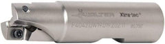 Walter - 3/4" Cut Diam, 11mm Max Depth of Cut, 3/4" Shank Diam, 3.061" OAL, Indexable Square Shoulder End Mill - AD.T 1204.. Inserts, Weldon Shank, 90° Lead Angle - Exact Tool & Supply