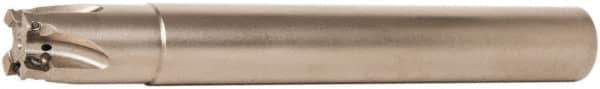 Walter - 1" Cut Diam, 8mm Max Depth of Cut, 1" Shank Diam, 8" OAL, Indexable Square Shoulder End Mill - AD.T 0803.. Inserts, Cylindrical Shank, 90° Lead Angle - Exact Tool & Supply