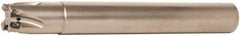 Walter - 1" Cut Diam, 8mm Max Depth of Cut, 1" Shank Diam, 8" OAL, Indexable Square Shoulder End Mill - AD.T 0803.. Inserts, Cylindrical Shank, 90° Lead Angle - Exact Tool & Supply