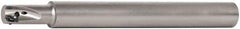 Walter - 13mm Cut Diam, 8mm Max Depth of Cut, 5/8" Shank Diam, 6-1/4" OAL, Indexable Square Shoulder End Mill - AD.T 0803.. Inserts, Cylindrical Shank, 90° Lead Angle - Exact Tool & Supply