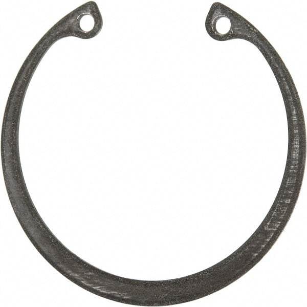Rotor Clip - 0.05" Thick, Phosphate Finish, Steel Snap Internal Retaining Ring - 0.056" Groove Width, 0.047" Groove Depth, 1.594" Groove Diam, Grade 1060-1090 - Exact Tool & Supply