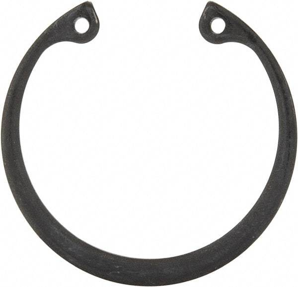 Rotor Clip - 0.062" Thick, Phosphate Finish, Steel Snap Internal Retaining Ring - 0.068" Groove Width, 0.05" Groove Depth, 1.725" Groove Diam, Grade 1060-1090 - Exact Tool & Supply