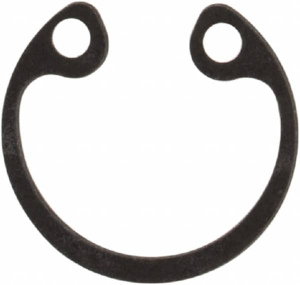 Rotor Clip - 0.777" Bore Diam, Spring Steel Internal Snap Retaining Ring - Exact Tool & Supply