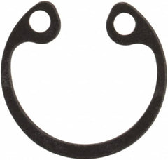 Rotor Clip - 0.777" Bore Diam, Spring Steel Internal Snap Retaining Ring - Exact Tool & Supply