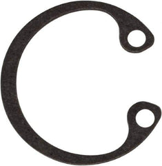 Rotor Clip - 0.015" Thick, Phosphate Finish, Steel Snap Internal Retaining Ring - 0.02" Groove Width, 0.009" Groove Depth, 0.33" Groove Diam, Grade 1060-1090 - Exact Tool & Supply