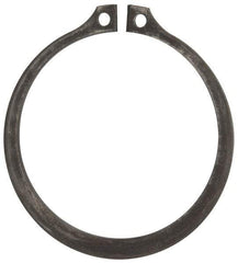 Rotor Clip - 2.239" Groove Diam, 2-3/8" Shaft Diam, Phosphate Steel, Snap External Retaining Rings - 0.086" Groove Width, 0.068" Groove Depth, 0.078" Ring Thickness, Grade 1060-1090 - Exact Tool & Supply