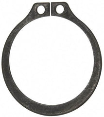 Rotor Clip - 1-13/32" Groove Diam, 1-1/2" Shaft Diam, Phosphate Steel, Snap External Retaining Rings - 0.056" Groove Width, 0.047" Groove Depth, 0.05" Ring Thickness, Grade 1060-1090 - Exact Tool & Supply