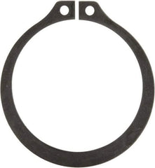 Rotor Clip - 1.291" Groove Diam, 1-3/8" Shaft Diam, Phosphate Steel, Snap External Retaining Rings - 0.056" Groove Width, 0.042" Groove Depth, 0.05" Ring Thickness, Grade 1060-1090 - Exact Tool & Supply