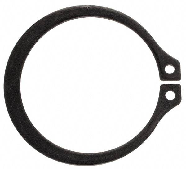 Rotor Clip - 1.232" Groove Diam, 1-5/16" Shaft Diam, Phosphate Steel, Snap External Retaining Rings - 0.056" Groove Width, 0.04" Groove Depth, 0.05" Ring Thickness, Grade 1060-1090 - Exact Tool & Supply