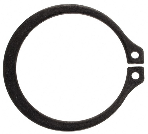 Rotor Clip - 63/64" Shaft Diam, 0.926" Groove Diam, Spring Steel External SH Style Retaining Ring - Exact Tool & Supply