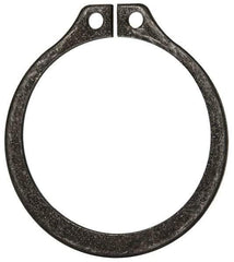 Rotor Clip - 1.118" Groove Diam, 1-3/16" Shaft Diam, Phosphate Steel, Snap External Retaining Rings - 0.056" Groove Width, 0.035" Groove Depth, 0.05" Ring Thickness, Grade 1060-1090 - Exact Tool & Supply