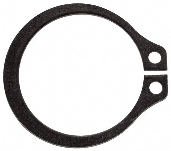 Rotor Clip - 0.882" Groove Diam, 15/16" Shaft Diam, Phosphate Steel, Snap External Retaining Rings - 0.046" Groove Width, 0.028" Groove Depth, 0.042" Ring Thickness, Grade 1060-1090 - Exact Tool & Supply
