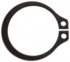 Rotor Clip - 0.882" Groove Diam, 15/16" Shaft Diam, Phosphate Steel, Snap External Retaining Rings - 0.046" Groove Width, 0.028" Groove Depth, 0.042" Ring Thickness, Grade 1060-1090 - Exact Tool & Supply