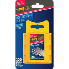 Rapid Edge - Knife Blades Type: Utility Knife Blade Material: Carbon Steel - Exact Tool & Supply